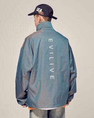 Prismatic Stand collar Reflective Jacket