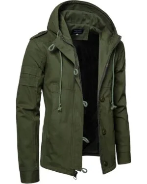 1341155107845.jpg Cotton Hood Men's Casual Jacket