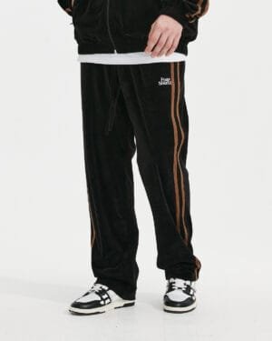 Side Strip Corduroy Urban Track Pants