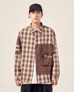 638198729460.jpg Relaxed Style Men's Pocket Plaid Shirt
