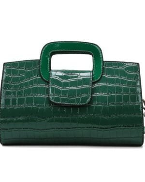 Retro Americana Scaled Strapped Handbag