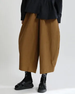 Vintage Brushed Wide Leg Urban Pants