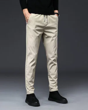 Semi Stretch Slim Fit Leisure Pants